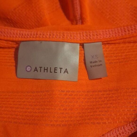 Athleta Womens Kettlebella Racerback Sheer Tank Top XS‎ Red Orange - Picture 3 of 4